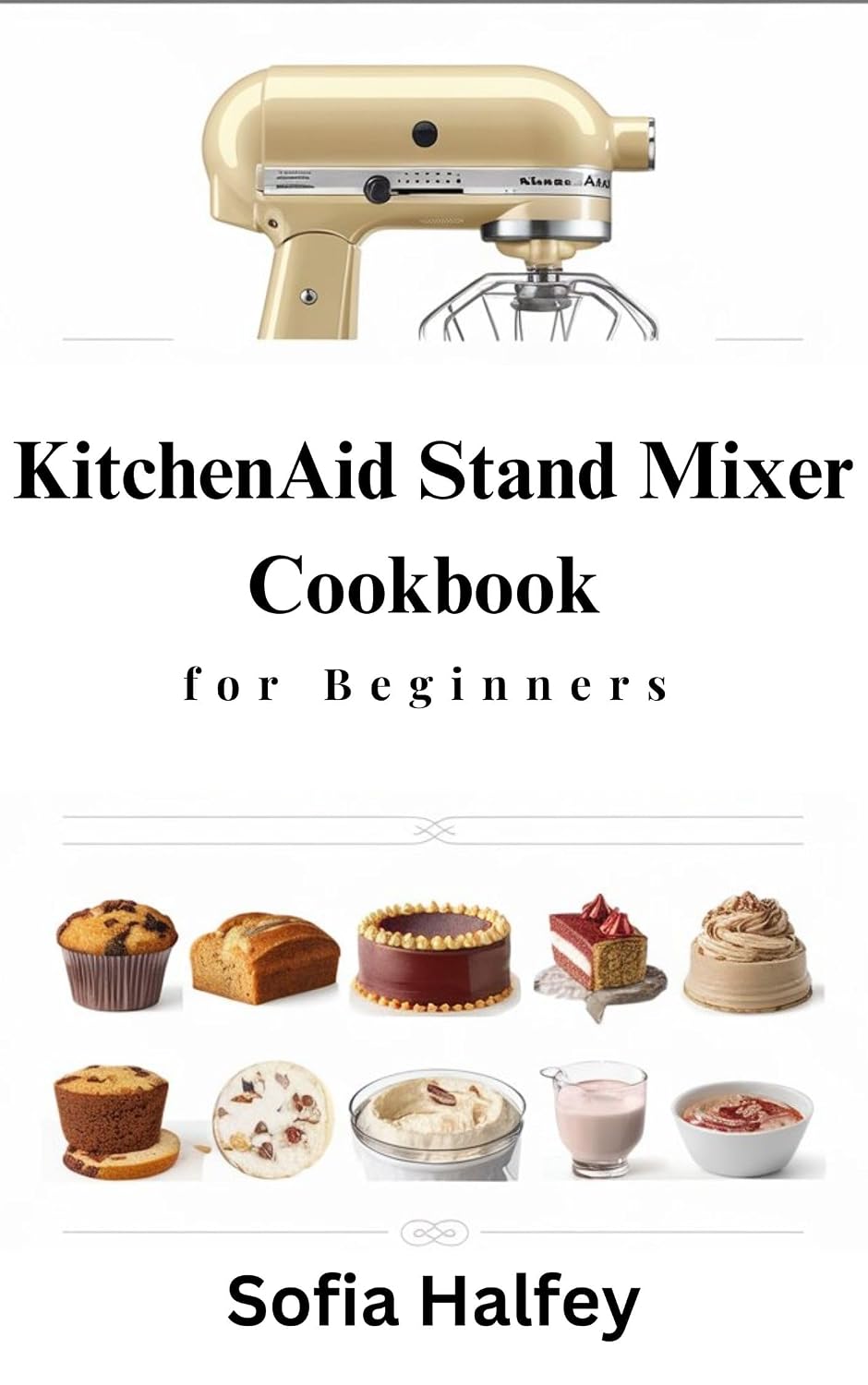KitchenAid Stand Mixer Cookbook for Beginners: Creative Recipes |Delicious Muffins, Tasty Breads, Cookies, Cakes, Ice Cream, Sauces, Frostings| for Every Occasion