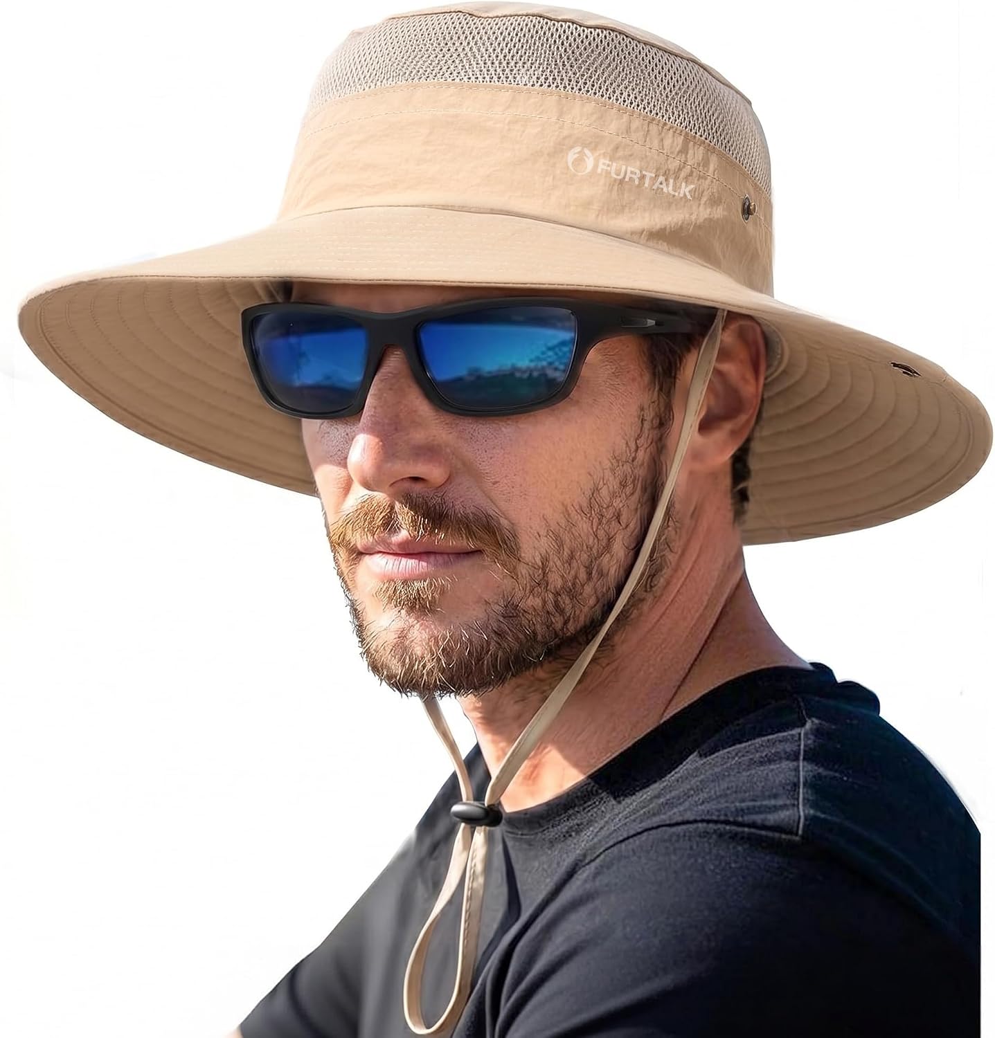 FURTALK Sun Hats for Men Women UPF Protection Wraparound Breathable Mesh image 5