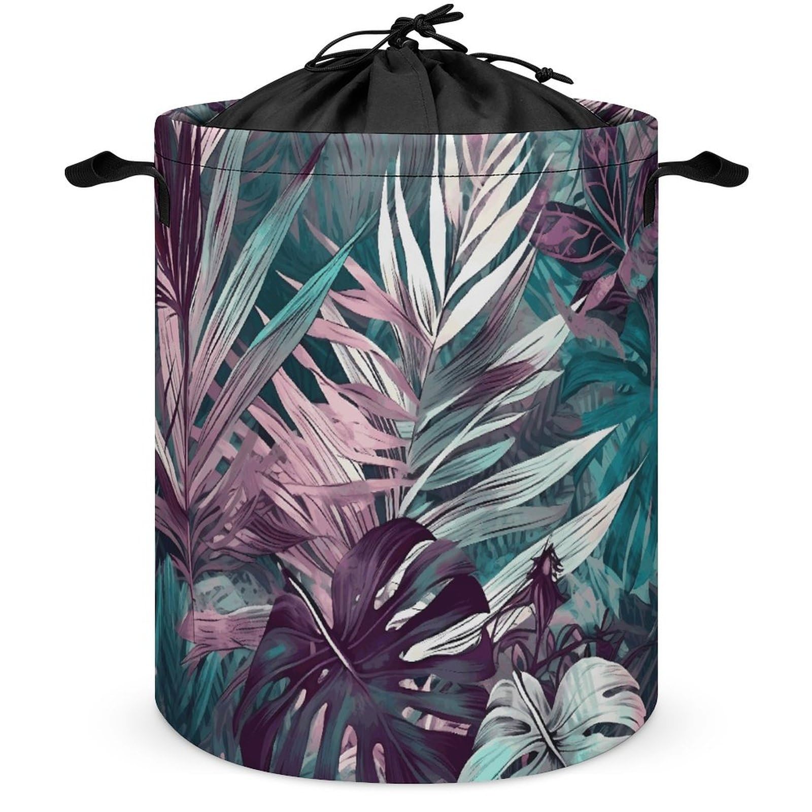 Panier de rangement pour vêtements sales panier à linge feuille de palmier