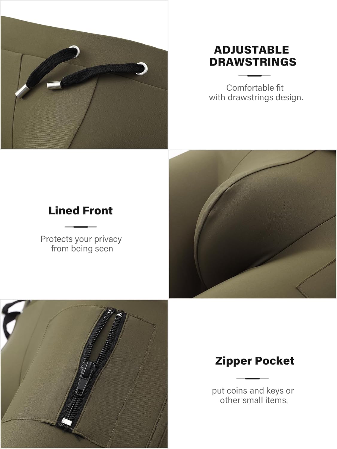 Arjen Kroos Men's Swim Briefs Quick Dry Square Leg Swimsuit Beach Trunk Swimwear with Pockets - Image 6