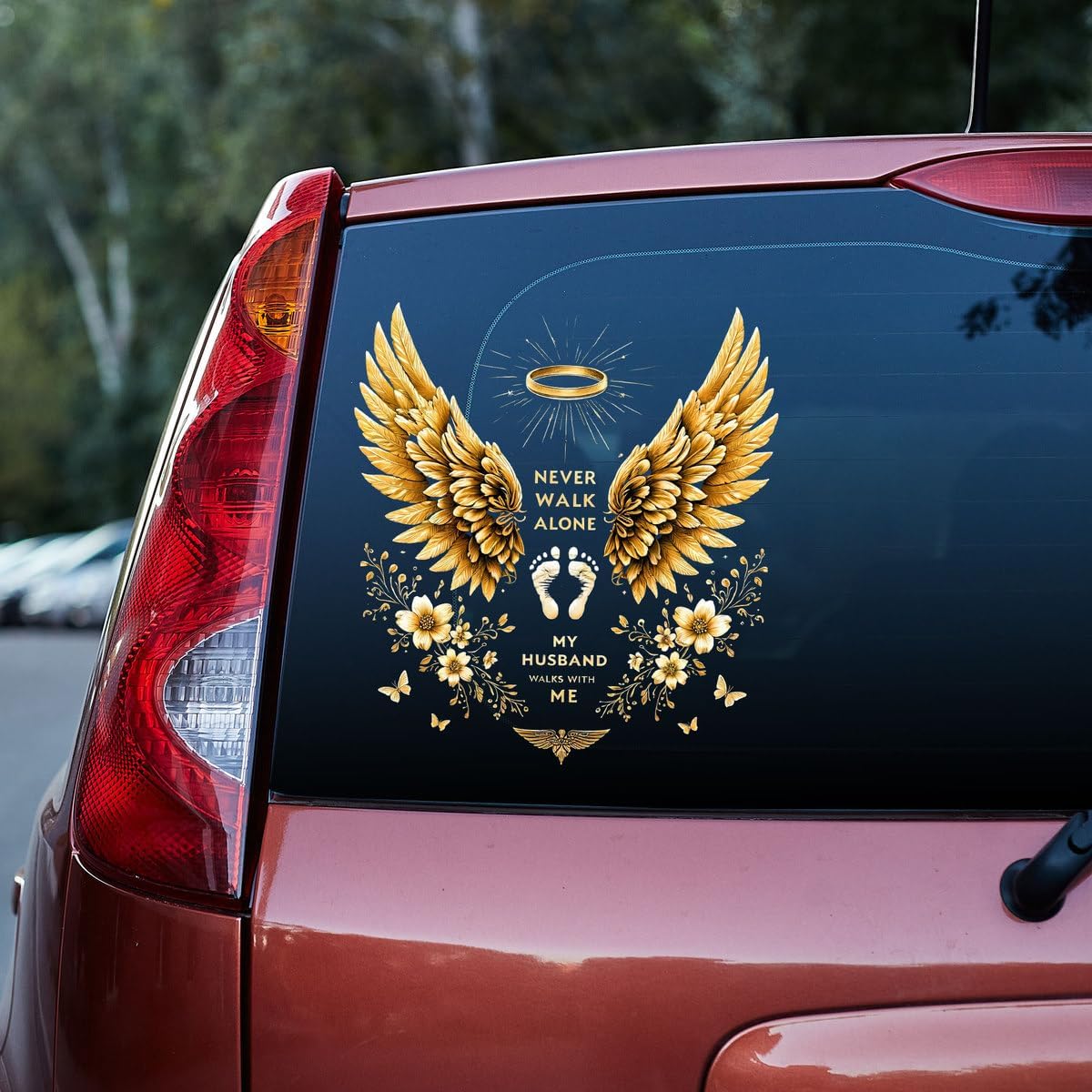 Amazon.com - GERBERA PRINTS Personalized Memorial Car Sticker Decal ...