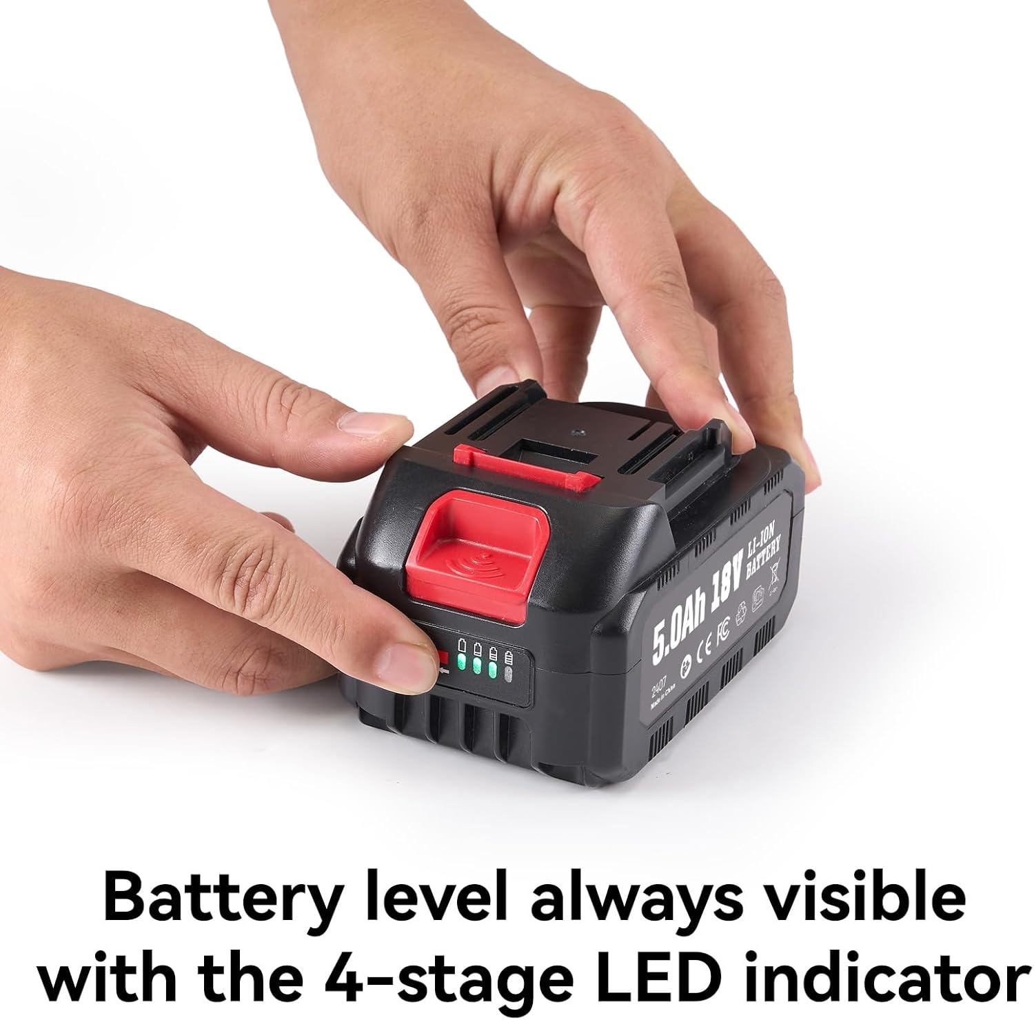 SEESII Upgraded 1PCS 21V 4000mAh Replacement Battery, Compatible with SEESII Tools, Impact Wrench, Mini Chainsaw