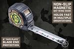 Spec Ops Tools 35-Foot Elite Series Magnetic Tape Measure, 1 1/4" Double-Sided Blade, Includes Fractional Markings, 12 Feet of Stand Out, Military-Grade Composite Case, 3% Donated to Veterans