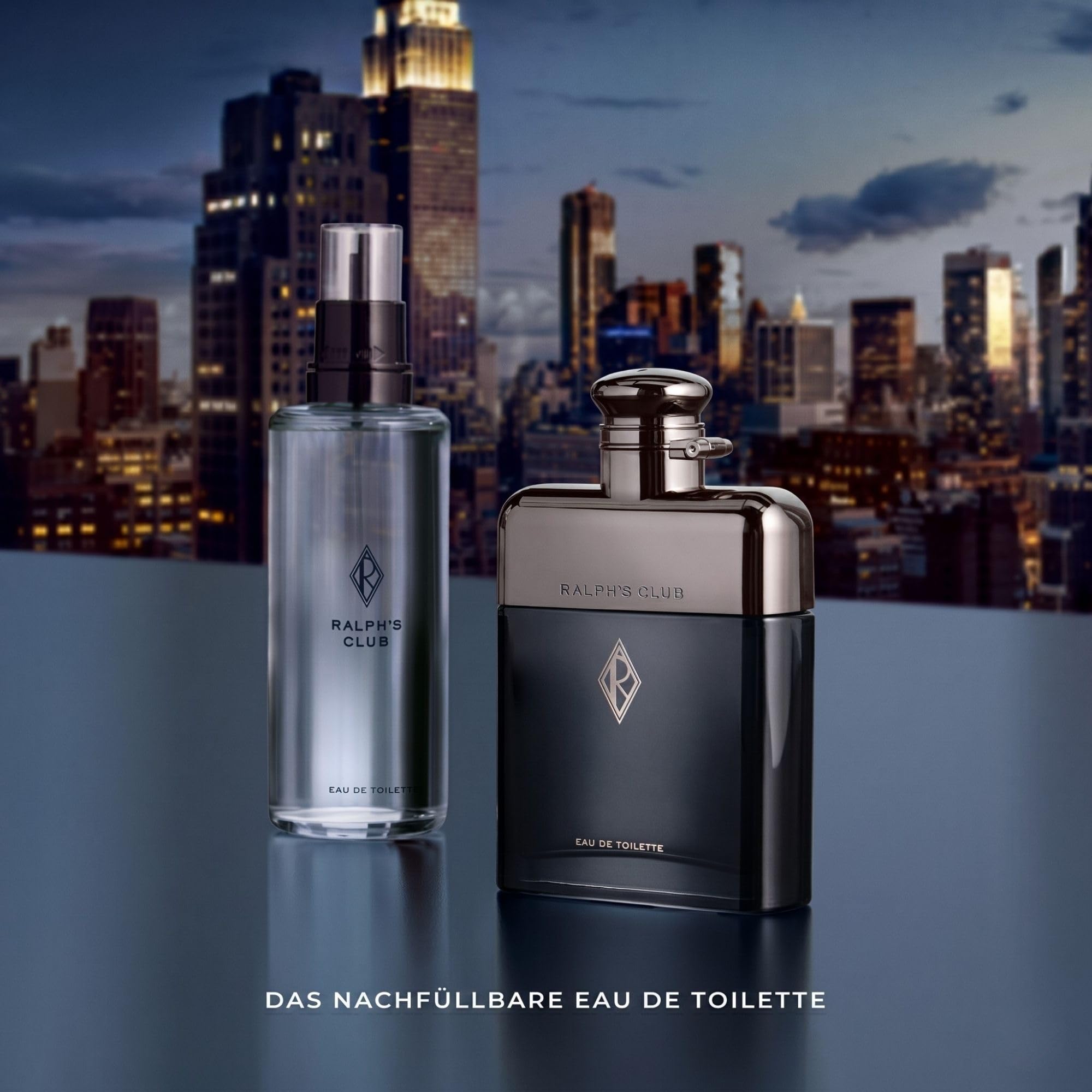 Ralph Lauren Ralph's Club Eau de Toilette, holziger Herrenduft, 100 ml | Fruchtiges Männerparfüm mit Grapefruit, Lavandin und Patchouli, nachfüllbarer Duft mit langanhaltender Signatur