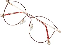 Vista 1 de VisionGlobal Lentes de bloqueo de luz azul para mujer, antifatiga ocular, lectura en computadora, elegante marco ovalado