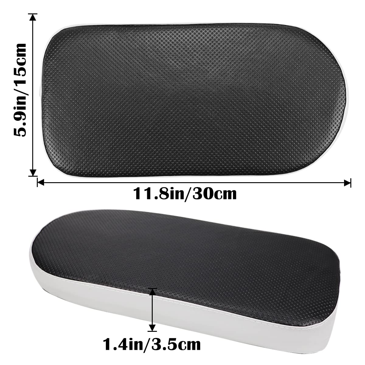 Universal Cycling Rear Seat Cushion with Buckle - Soft, Lengthened, Thickened for Kids - Black