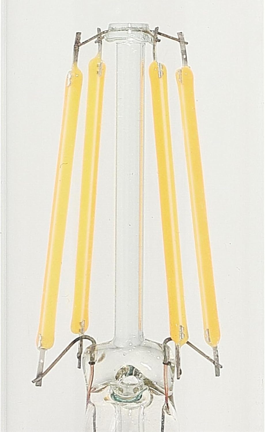 Westinghouse Lighting 5340020 5.5 Watt (75 Watt Equivalent) T10 Dimmable Clear Filament LED Light Bulb, Medium Base, 6 Pack