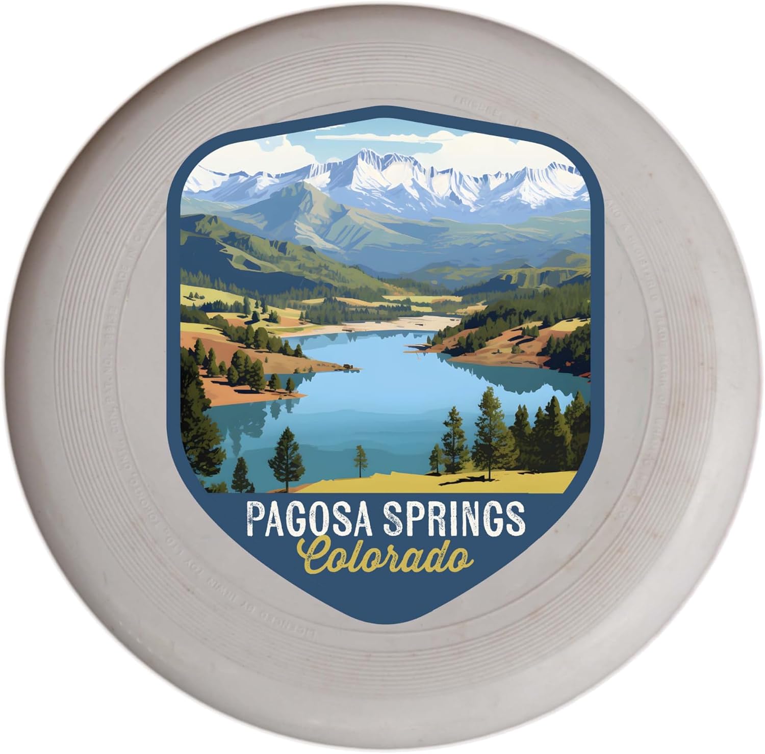 Palm Springs California Design B Souvenir Flying Disc 4-Pack