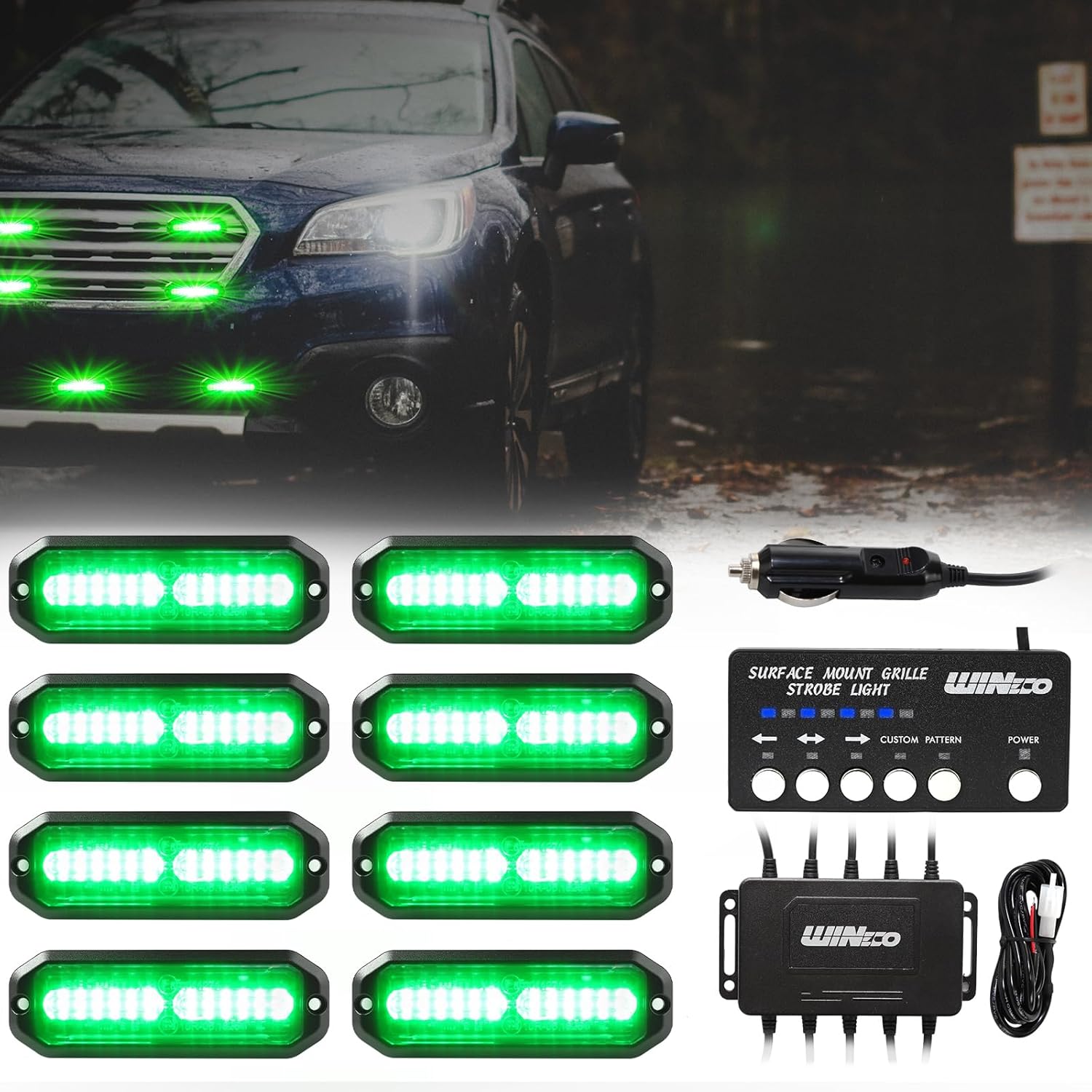 WINECO led strobe lights for trucks, Emergency Strobe