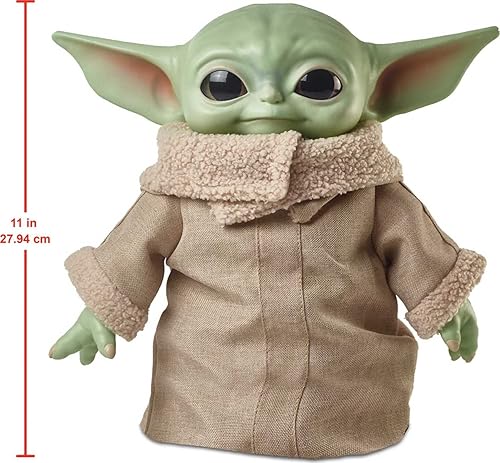Miniatura 7 de Juguetes de peluche de Star Wars muñeca suave Grogu de The Mandalorian figura de 11 pulgadas animales de peluche coleccionables para niños