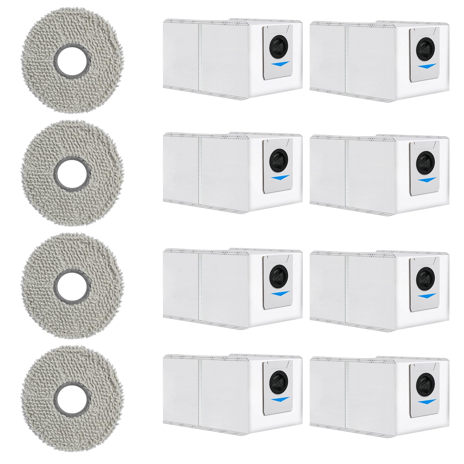 Kit Accessori ECOVACS DEEBOT X5 Omni - 8 Sacchetti Polvere, 4 Panni Mop - Foto 6