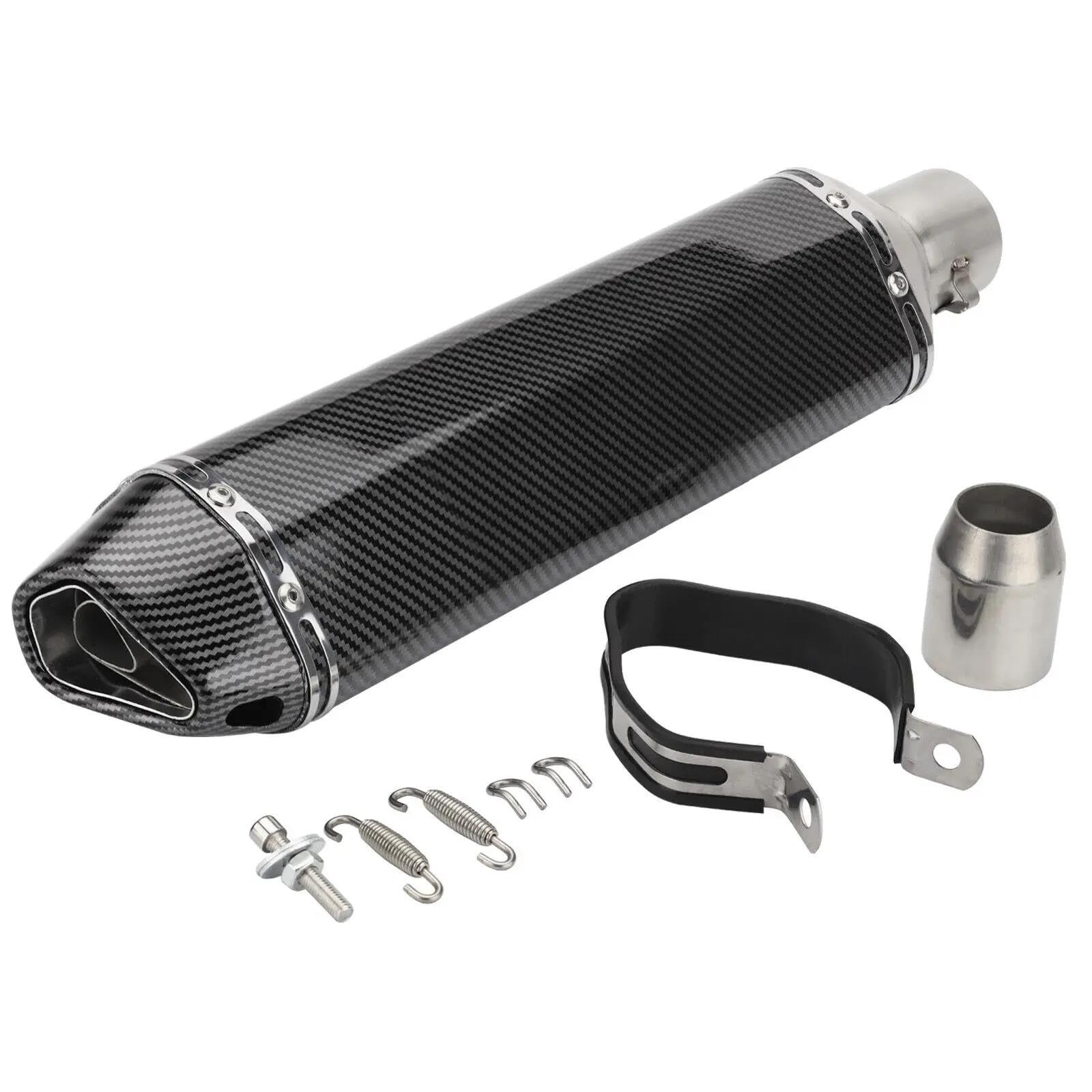 Accesorios duraderos Tubo De Escape De 470 Mm para Motocicleta Silenciador Tubo De Escape De Motocicleta Modificación De Carreras para Kawasaki para NINIA 650