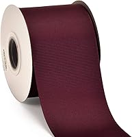 Vista 135 de Rollo de cinta de grogrén sólido YAMA de 5/8 pulgadas - 25 yardas para cintas de envolver regalos, blanco