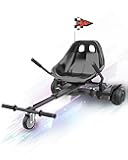 Go Kart Seat Attachment for Self-Balancing Scooter – Adjustable Frame Fits 6.5