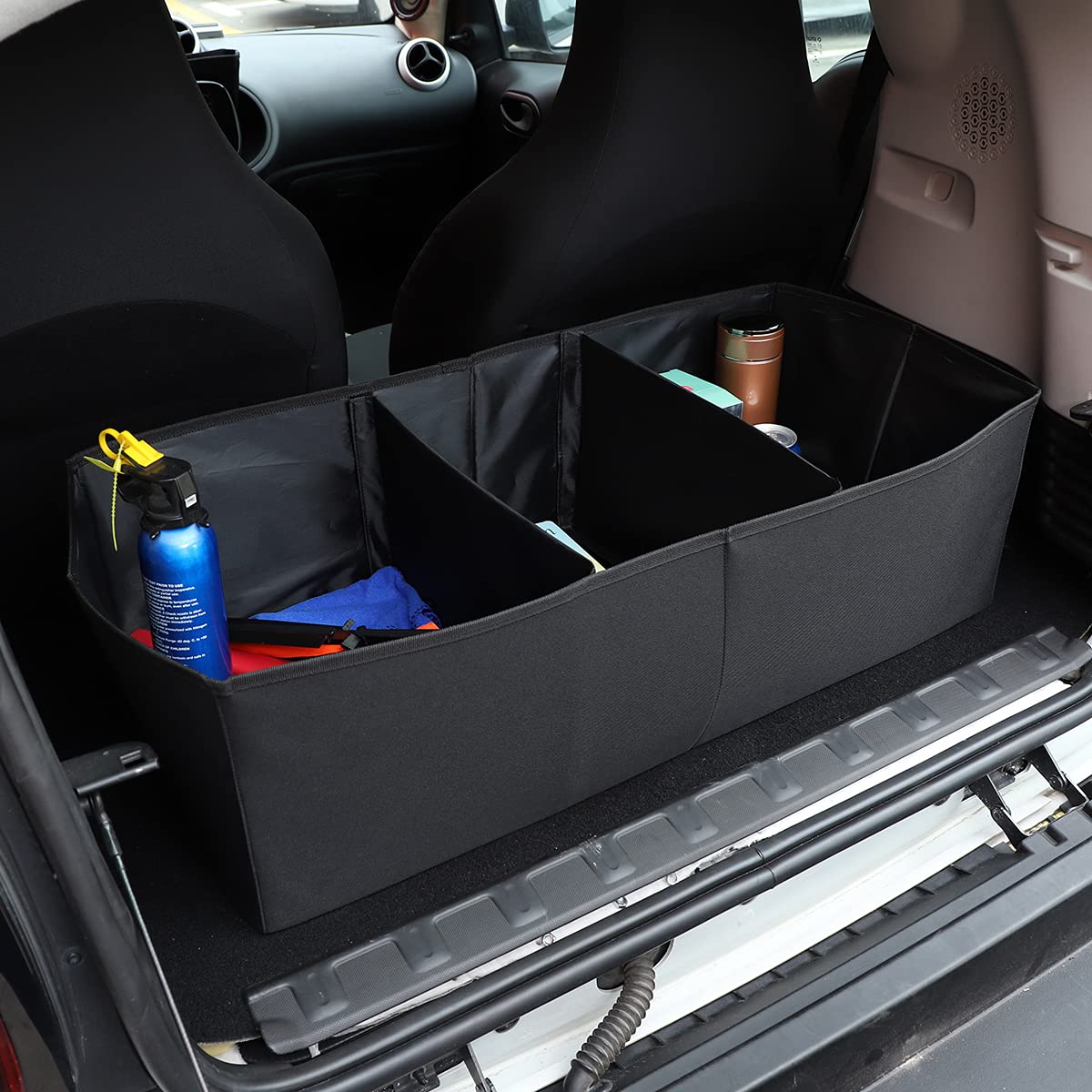 Sac de rangement pliable pour coffre de voiture - Organiseur de coffre de voiture - Sac de rangement de voyage pour l'organisation et l'entretien du coffre