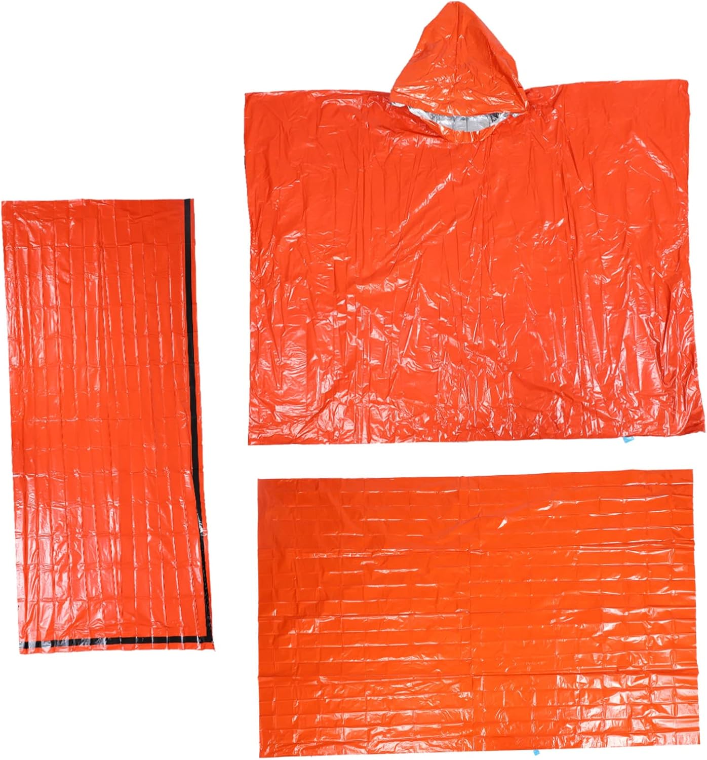 Insulated Emergency Blanket Survival Sleeping Bag Camping Tent Raincoat Warm Weather Sleeping