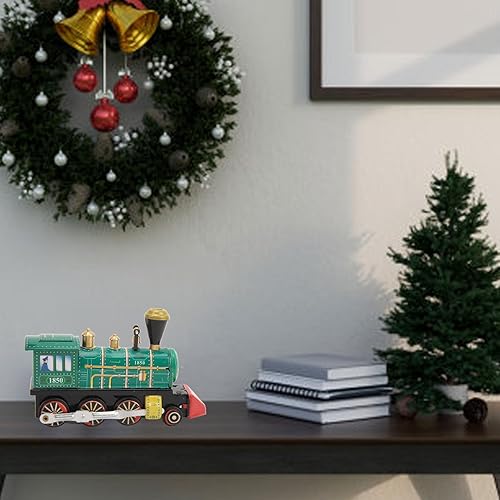 Miniatura 3 de Wind Up - Tren de locomotora vintage retro para colección, Navidad, fiesta, cumpleaños, festival, sorpresa, recuerdos