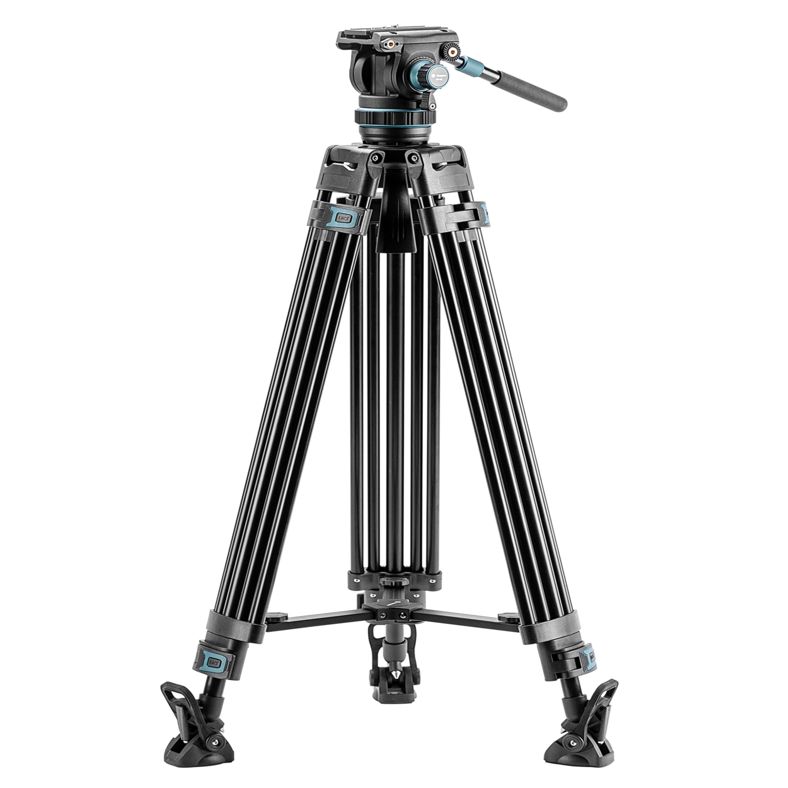Amazon | Fotopro ビデオ三脚 流体ヘッド付き 76インチ