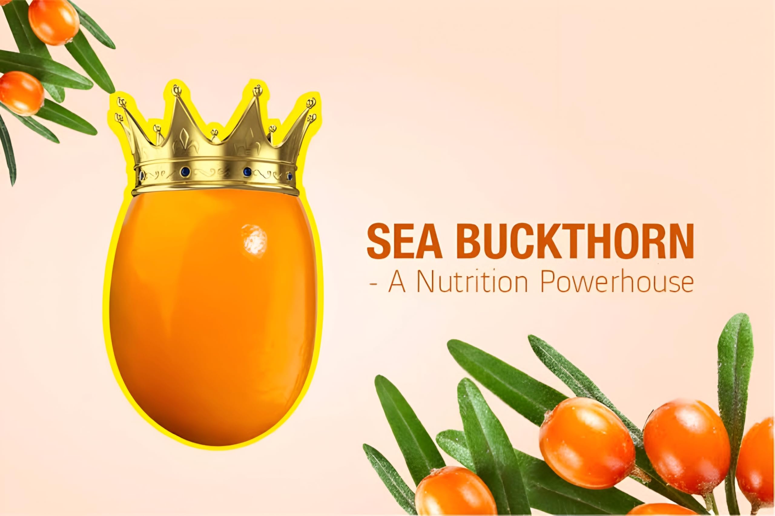 JiRu Sea Buckthorn Juice, Natural, Rich in Omega 3-6-9, 1 Litre - Image 8 thumbnail