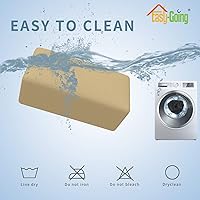 Vista 7 de Easy-Going Funda Elástica para Otomana Taburete de Almacenamiento Plegable Protector de Muebles Funda Rectangular Suave con Parte Inferior Elástica