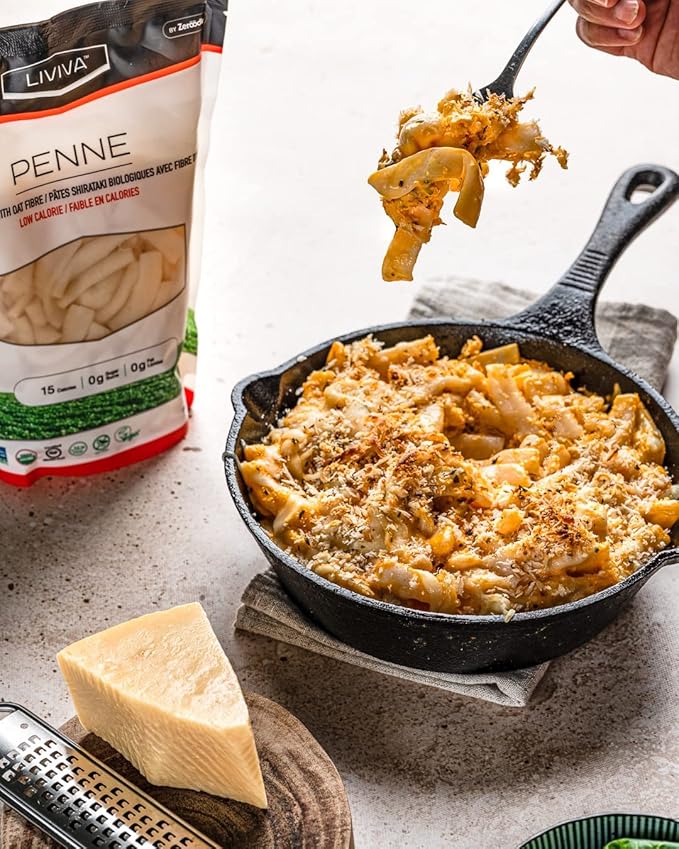 Fideos Shirataki Konjac Penne LIVIVA - 2 Paquetes (36.67 oz) miniatura 6