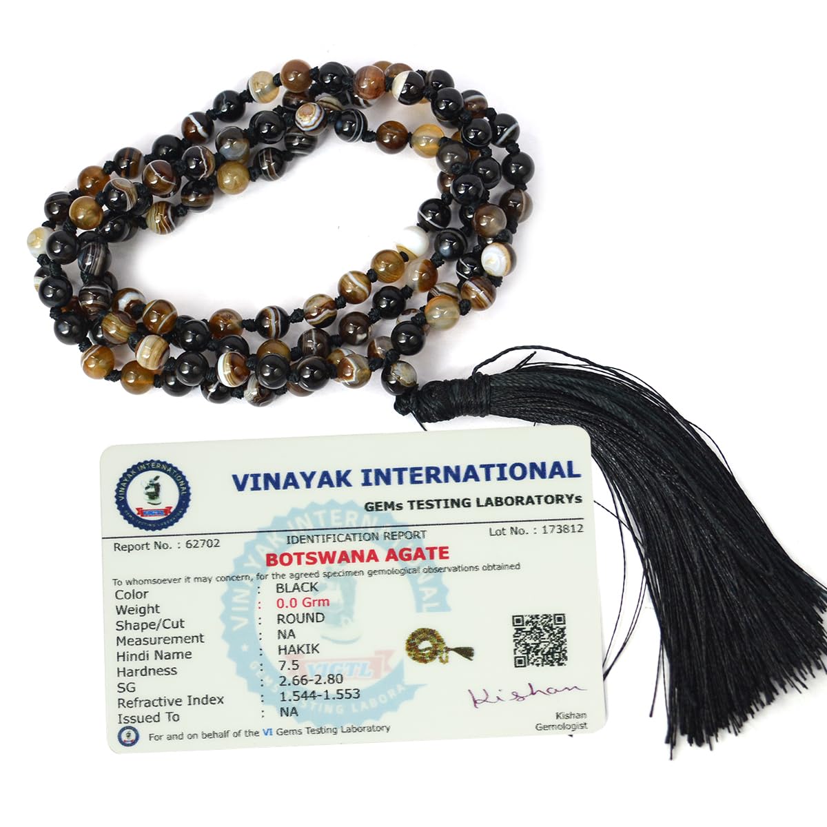 Reiki Crystal Products Certified Natural Botswana Agate Sulemani Hakik Mala Crystal Stone 6 Mm 108 Beads Jap Mala For Unisex Adult (B08PQKT3W9) Amazon Price History, Amazon Price Tracker