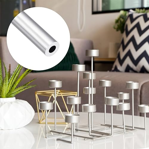 Miniatura 123 de METALLIXITY Tubo de aluminio 6063 (0.394 in de diámetro x 0.276 in de diámetro interior x 11.811 in de largo), 2 piezas, tubo redondo de aluminio