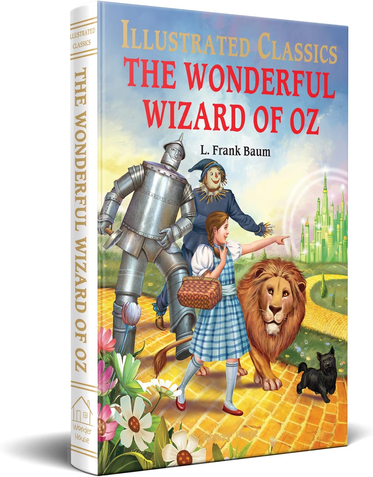 The Wonderful Wizard of Oz : llustrated Abridged Children Classic English Novel with Review Questions (Hardback)