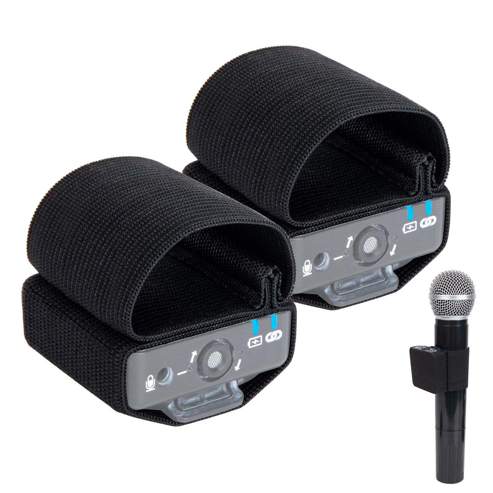 SUNMON Hand Microphone Elastic Sleeve for Rode Wireless Go 2