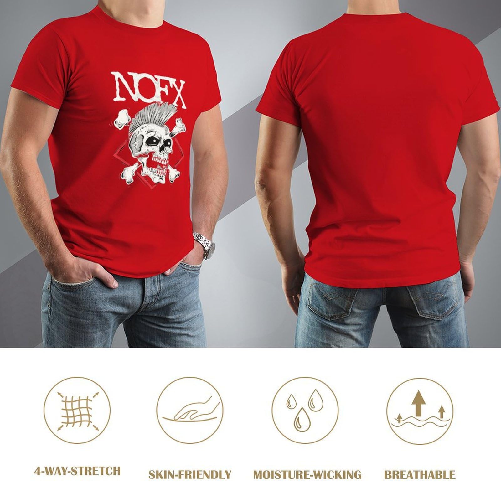 Amazon.co.jp: Tシャツ メンズ 半袖 NOFX ノーエフエックス 夏服