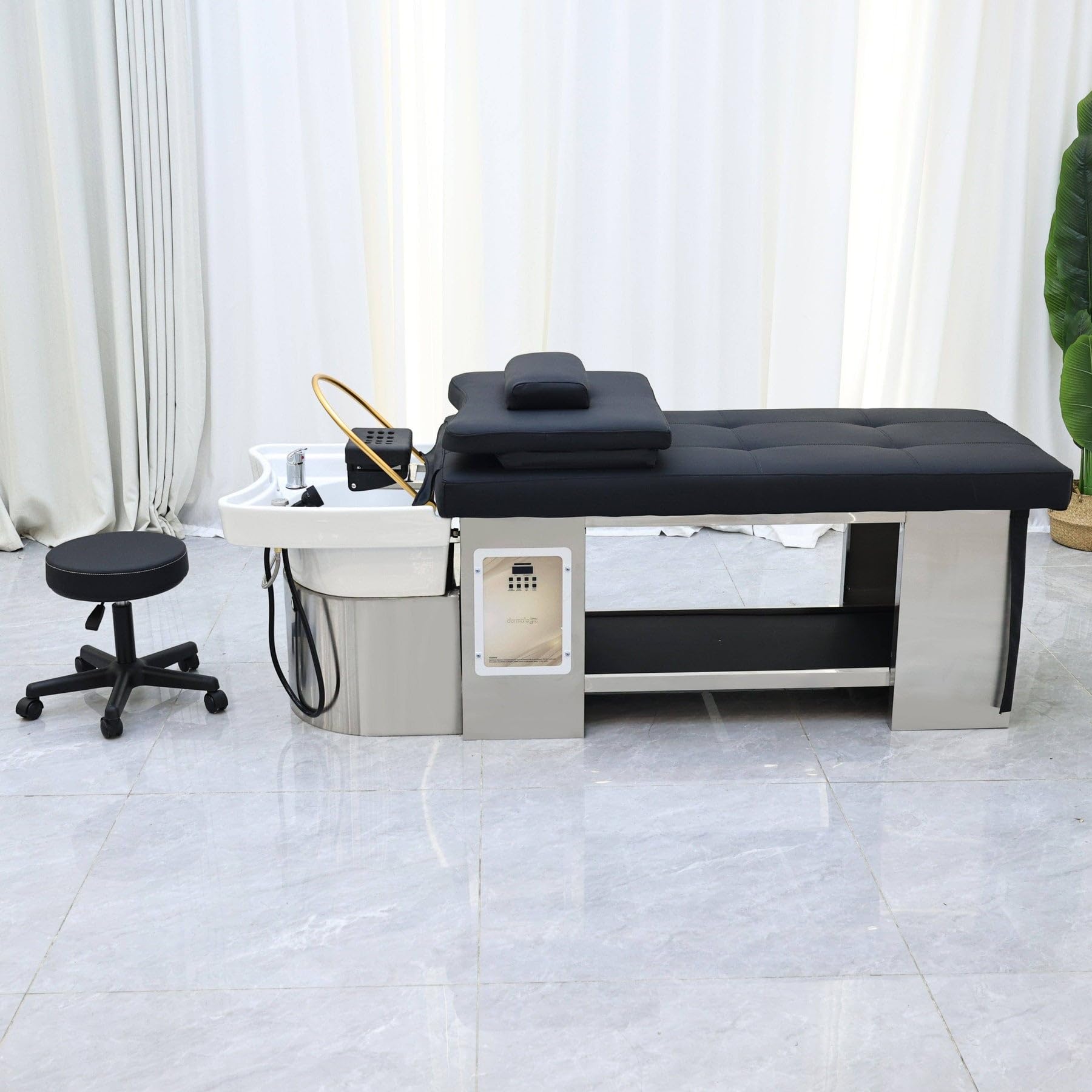 TATARTIST Friseursalon-Rückspüleinheit mit Begasungs-Massage-Spa-Ausrüstung