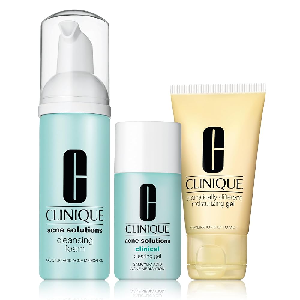 Amazon.com: Clinique Acne Solutions Fix It Kit Gift Set For