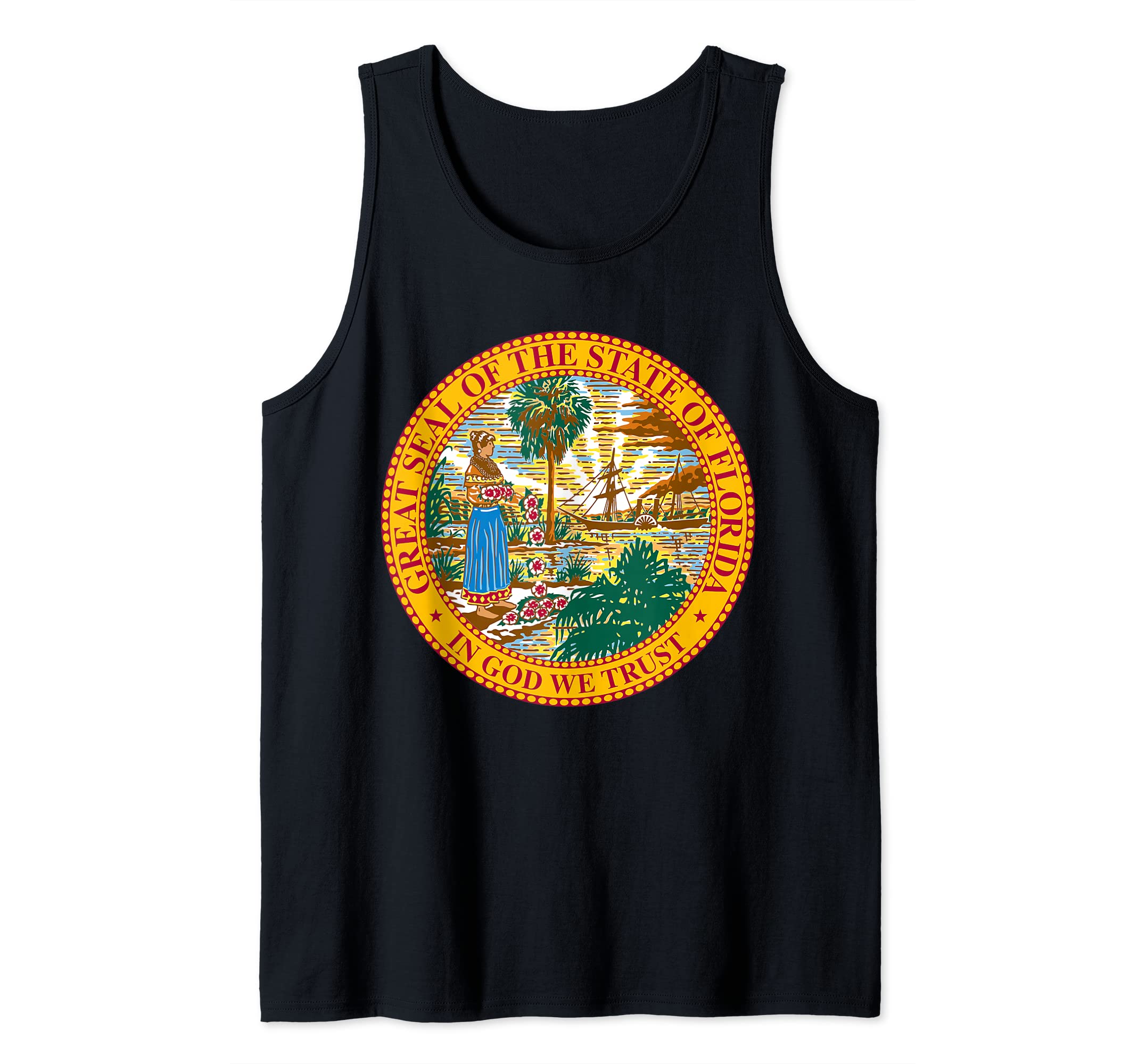 Great Seal Of The State Of Florida Vintage American Tank Top