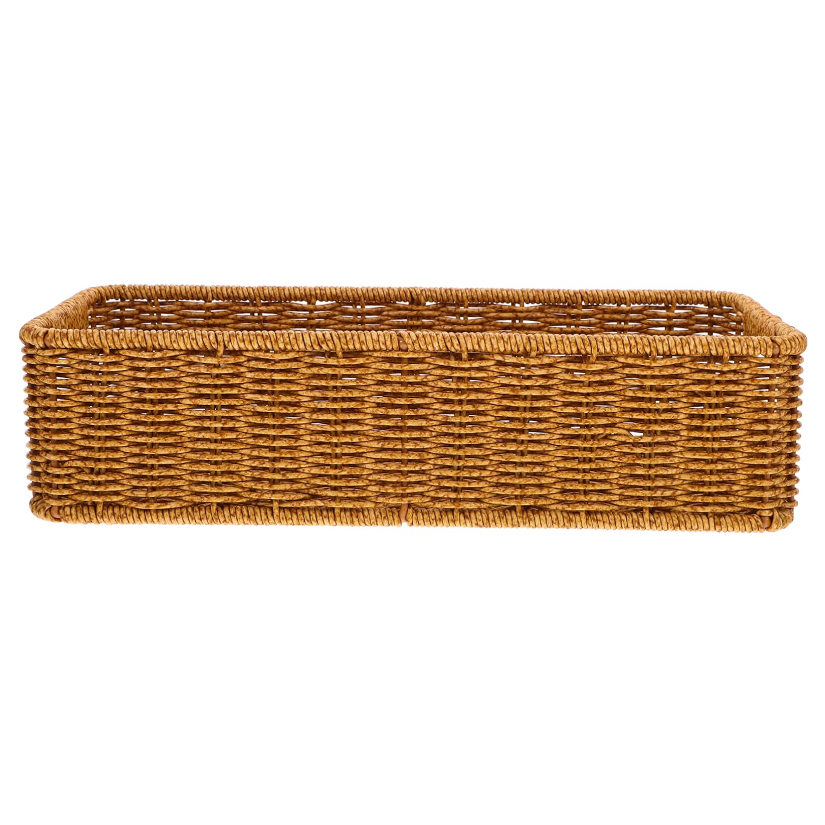 Mikinona 3 Cestas De Mimbre para Cubiertos Cesta Tejida para Cubiertos Cestas Tejidas Cestas De Mimbre para Servir Encimera Cajón para Organizador De Cajones De Utensilios