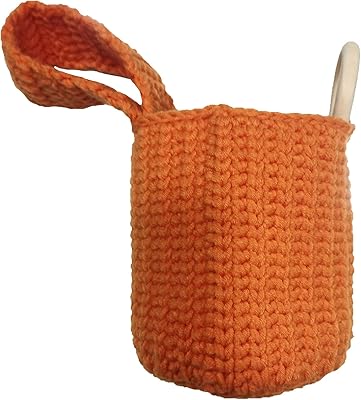 ALLDECOR Handmade Knitted Handbag for Women Woolen Bucket Bag Wallet Coin Purse Mobile Phone Bag Bosom Friend Gifts