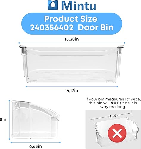 Miniatura 2 de Reemplazo de estante superior de la puerta para Frigidaire FFSS2615TE0 FFSS2615TS0 FGHS2631PF4A LGUS2642LF2 LGUS2642LM0 LGUS2642LM1 LGUS2642LM2