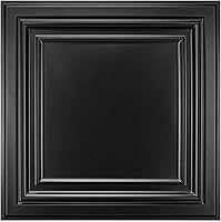 Vista 15 de Art3d - Paquete de 12 azulejos para techo suspendido, paneles de PVC de 61x71 cm en negro