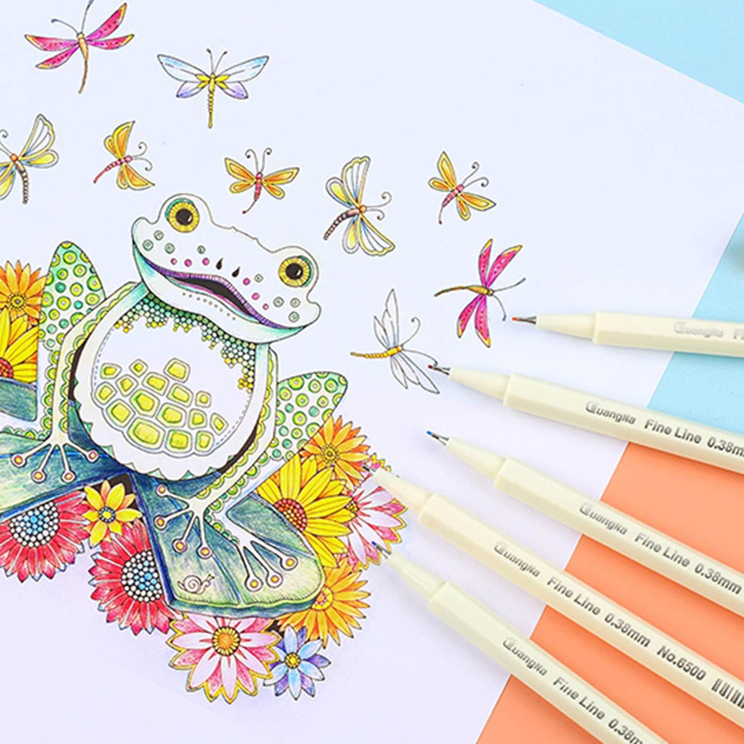 15 Colors No Bleed Pens,Journal Planner Pens, Fine Point Markers, Fine-Liner Pens for Drawing and Writing Note Taking Calendar Agenda Coloring Art School Office Supplies Candy Colors