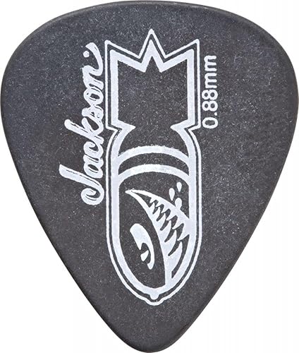 Miniatura 7 de Jackson 551 - Púas cruzadas inclinadas color negro fino 0020in