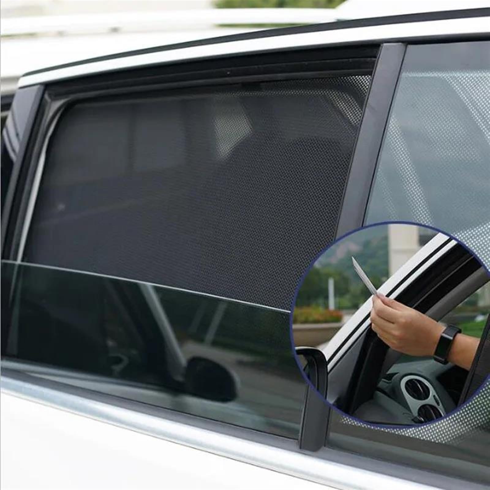Cortinillas Coche Parasol Magnético para Coche, Marco Cortina Parabrisas, para VW, para Tiguan MK1, 5N, 2007, 2008, 2009, 2010, 2011, 2012, 2013, 2014, 2015, 2016 Parasol Ventana Coche