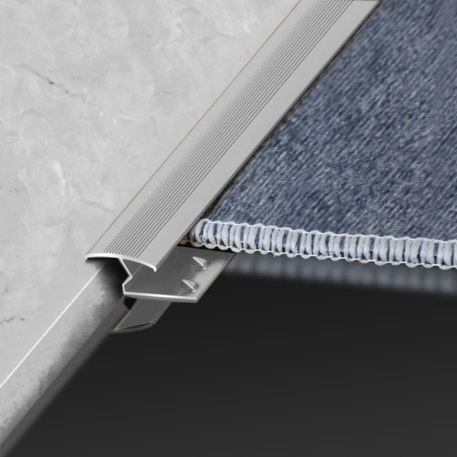 Tratal - Tiras de perfil de 50 a 170 cm para laminado/vinilo Flo - 10 unidades, perfectas para costuras y Eds y fáciles de instalar, ideal para mejorar el hogar