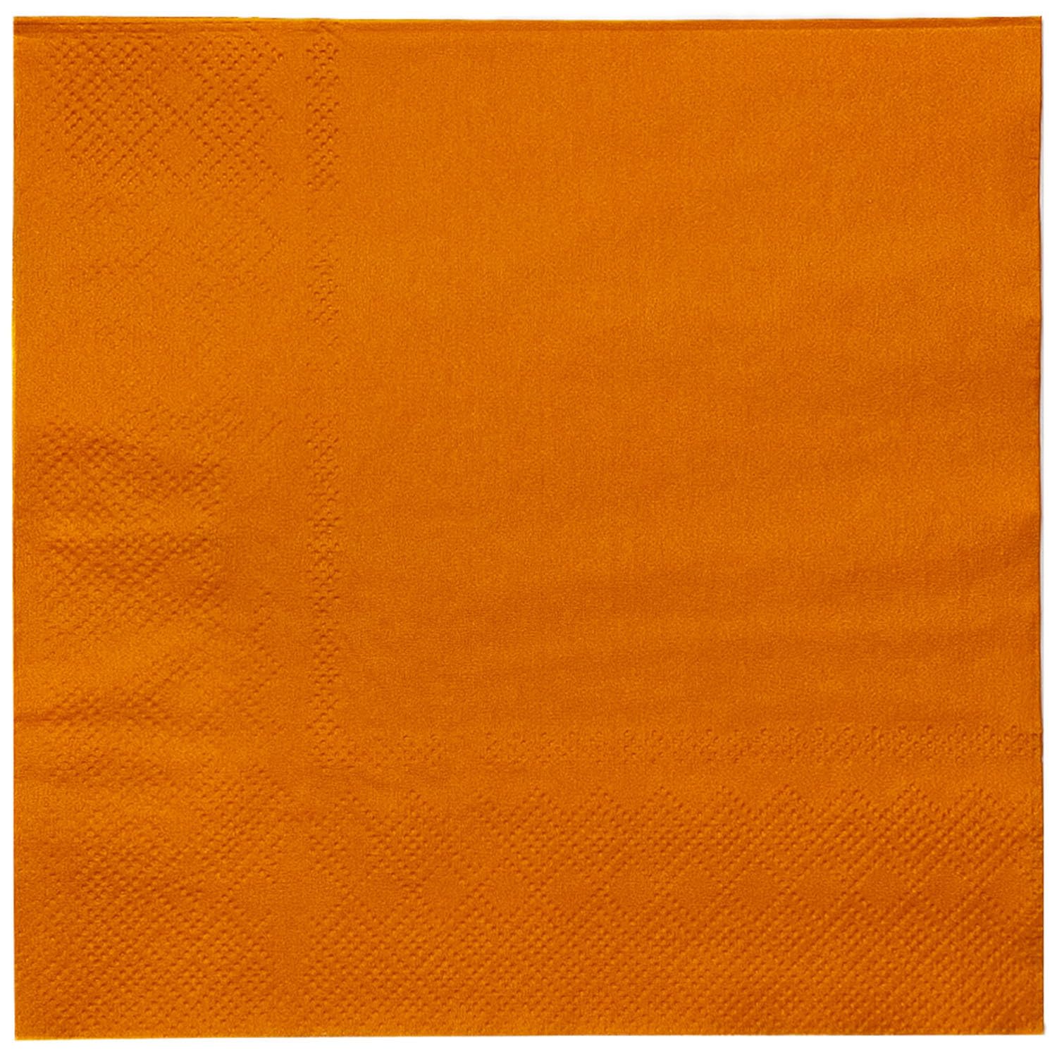 Servilletas Papel Naranja Desechables Servilletas Decoupage Cocktail Cumpleaños 2 Capas Toilet Papel Higienico Decoración de Mesa para Bodas,Fiesta en el Jardín 30 Paquetes(33x33cm）