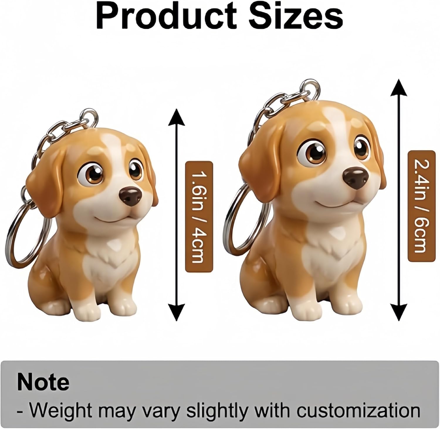 Custom 3D Pet Pendant (Pets ONLY) - Personalized Full-Color 3D Printed Pet Charm from Your Photo, 6cm & 8cm Sizes, Heartfelt Memorial Gift for Dog Cat Lovers, Pet Loss Keepsake (4CM)