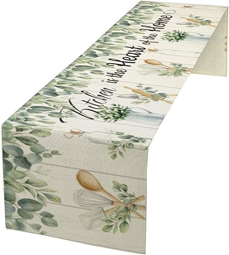 Miniatura 29 de Camino de mesa musical, notas retro, teclas de piano, camino de mesa para el hogar, interior, exterior, cocina, vacaciones, fiesta, decoración de