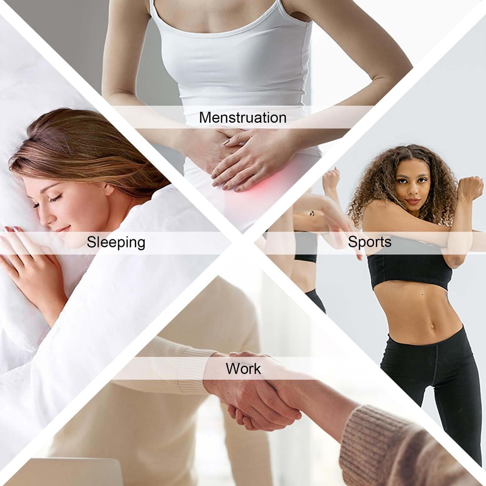 Mutande Mestruali Assorbenti,55ML Grande Volume Assorbenti Post Parto,Mutandine Post Parto Mutande Incontinenza Donna,5 Pezzi