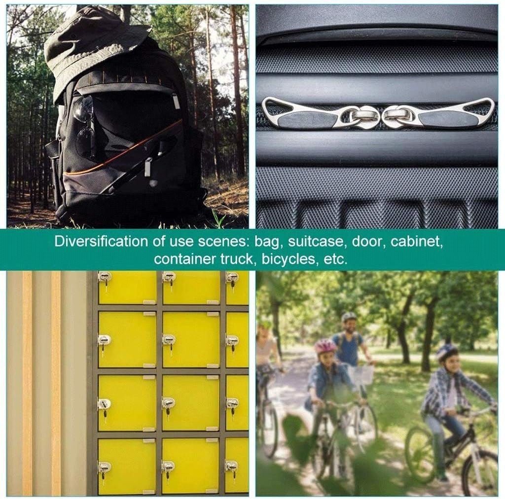 JSEIAJB Smart Padlock, High Security, Rechargeable Anti-Theft Fingerprints for Locker, Gym, Door, Luggage, Suitcase, Handbags, Wardrobes