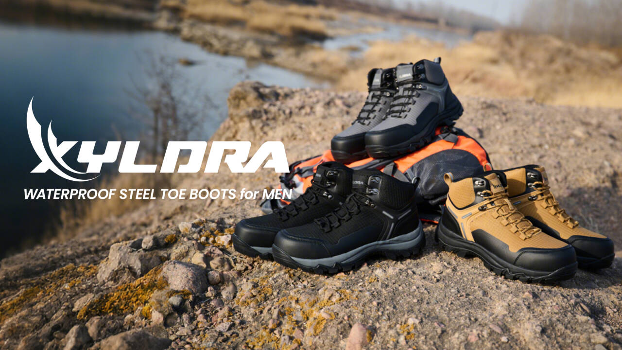 Amazon.com: Xyldra Waterproof Steel Toe Boots for Men Wide Width