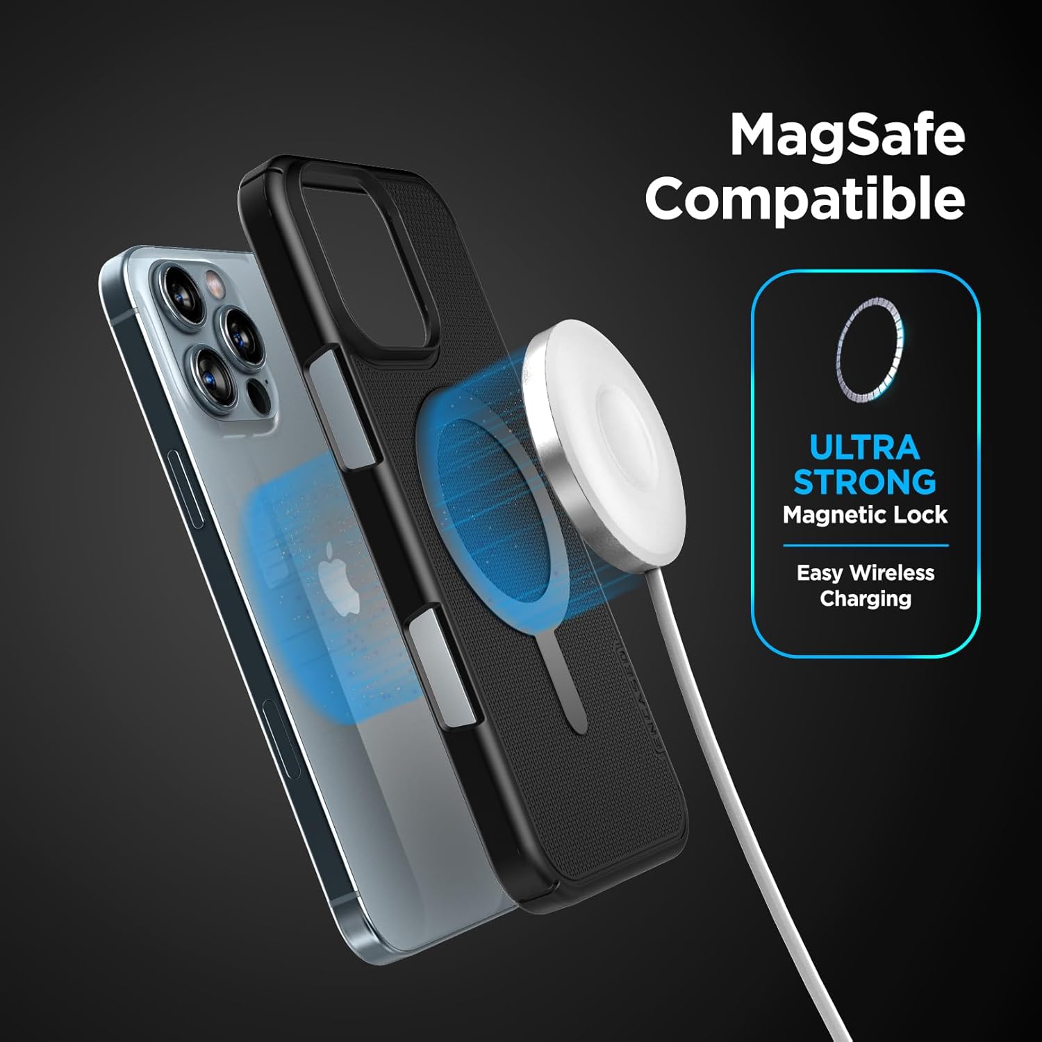 Encased Belt Clip Case for iPhone 16 Pro - Compatible with MagSafe, Ultra-Thin Phone Holster (Magnetic Slimline Series) - Image 5