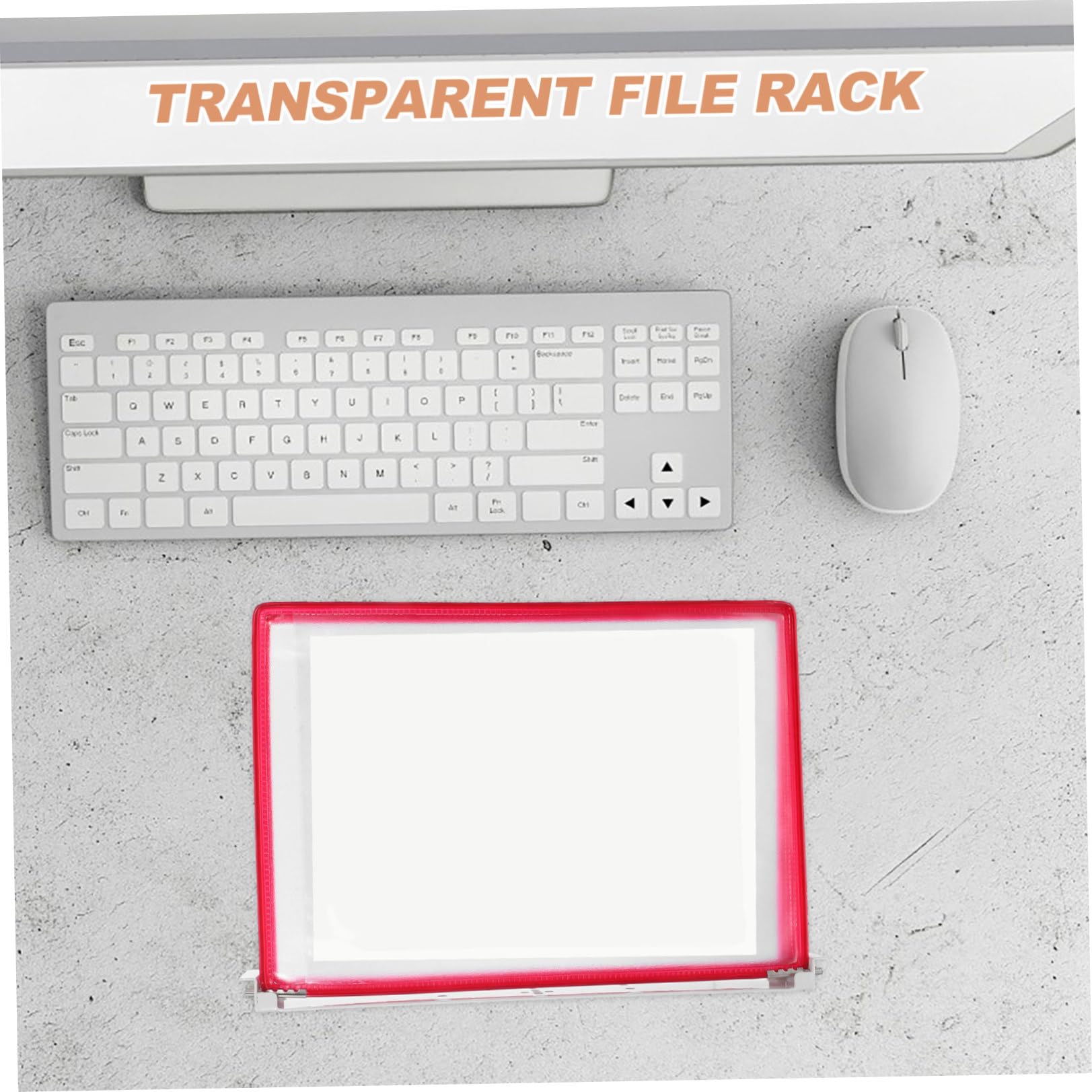 Hemobllo Organizzatore da Parete per Documenti A4 in Plastico Trasparente 5 Pagine, Porta Cartelle Sospeso per Ufficio e Scuole Durante Riunioni