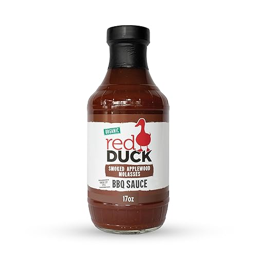 Red Duck Smoked Applewood Molasses Organic BBQ Sauce - Kansas